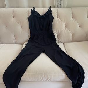 GUESS black casual jogger leg jumpsuit -XS-S